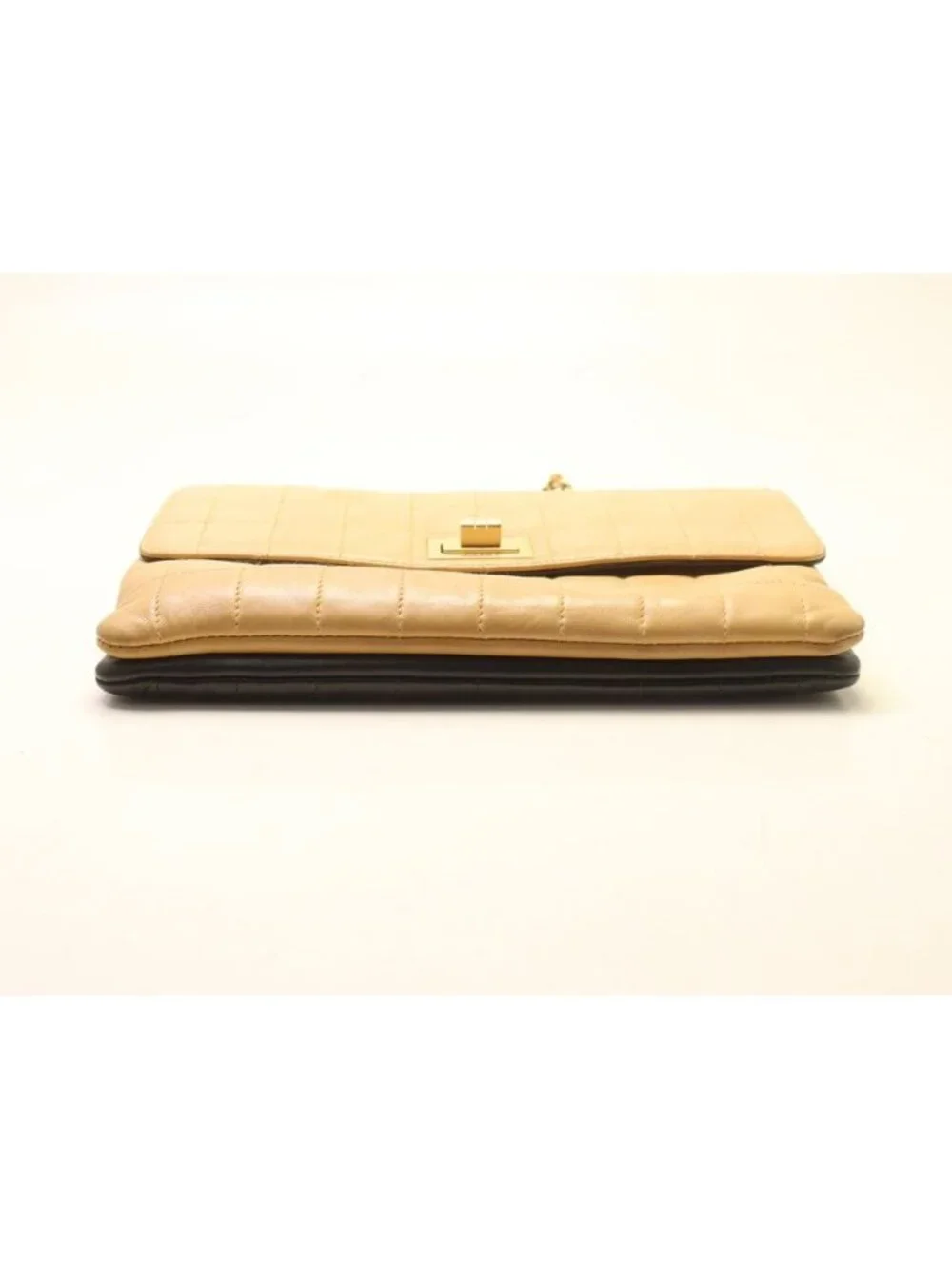 Chanel Choco Bar Lambskin Chain Shoulder Bag